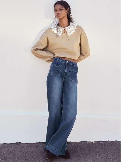 H&M Wide High
                        Jeans