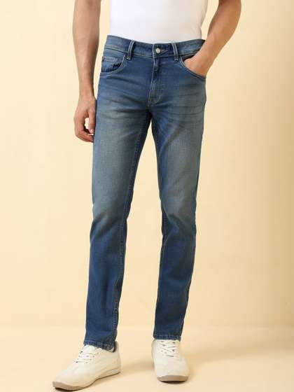 Allen Solly Men
                        Skinny Fit Mid-Rise Light Fade Jeans