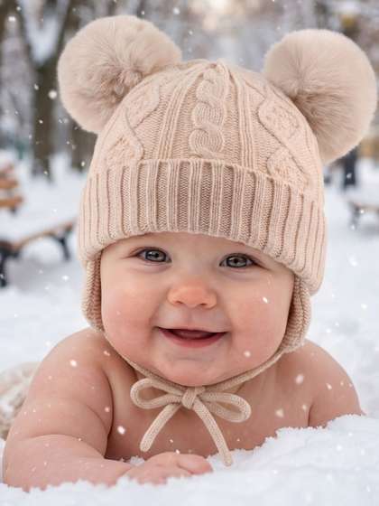 Infispace Boys
                    Embroidered Woollen Beanie