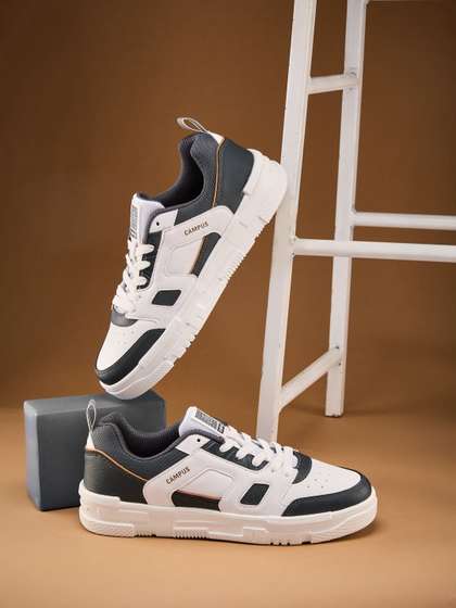 Campus STOMP Men
                          Colourblocked Sneakers