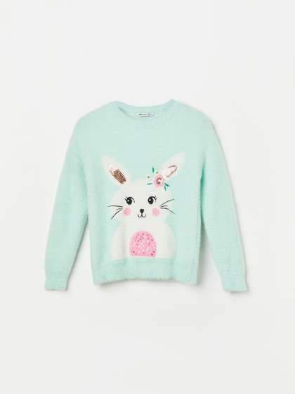 Fame Forever by
                    Lifestyle Girls Printed Pullover with Embroidered
                    Detail
