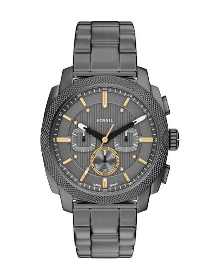 Fossil Men Dial &
                    Stainless Steel Bracelet Style Straps Analogue
                    Chronograph Watch FS6160