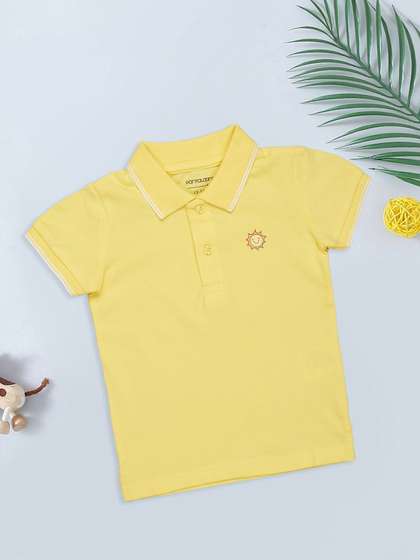 Pantaloons Baby Kids
                    Cotton Polo Collar T-shirt
