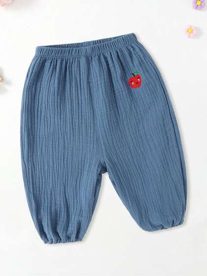 FOREVER FRIDAY Boys
                    Embroidered Relaxed Trousers