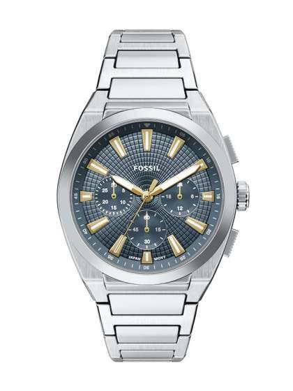 Fossil Men Dial &
                    Stainless Steel Bracelet Style Straps Analogue
                    Chronograph Watch FS6154