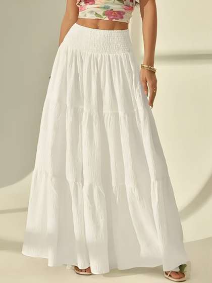 OTABU Flared Maxi
                        Skirts