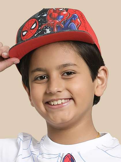 Kids Ville Boys
                      Spiderman Printed Snapback Cap