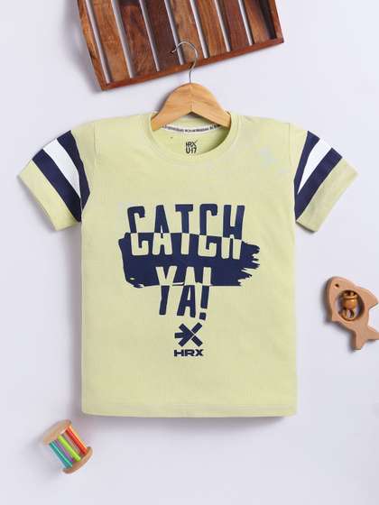 HRX by Hrithik Roshan
                    Boys U-17 Typography T-shirt