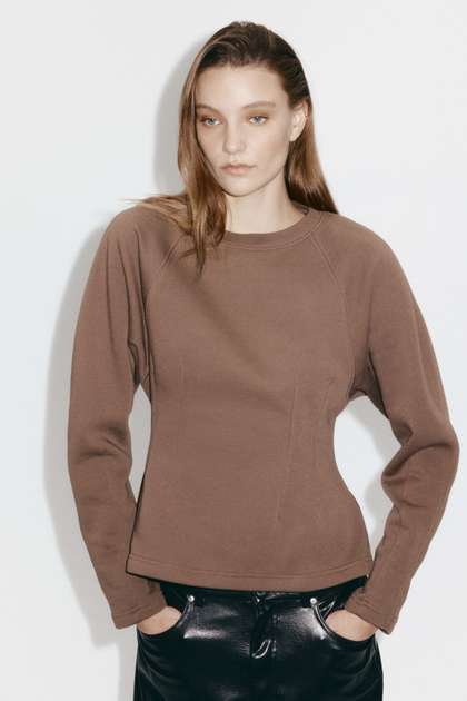 H&M Waisted
                          Sweatshirt