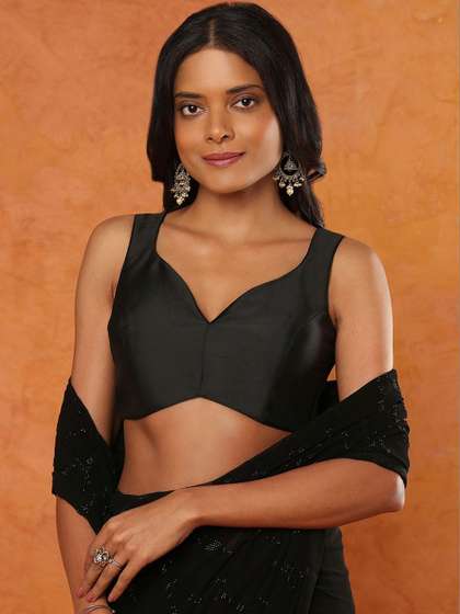 SALWAR STUDIO
                            Sweetheart Neck Saree Blouse