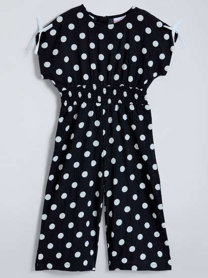 Hopscotch Girls Printed
                    Basic Jumpsuit