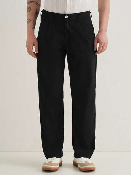Banana Club Men
                        Classic Corduroy Pleated Trousers