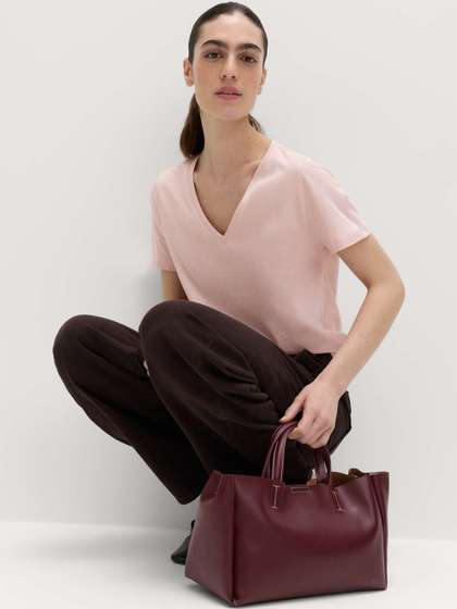 Marks &
                          Spencer Pure Cotton V-Neck T-Shirt