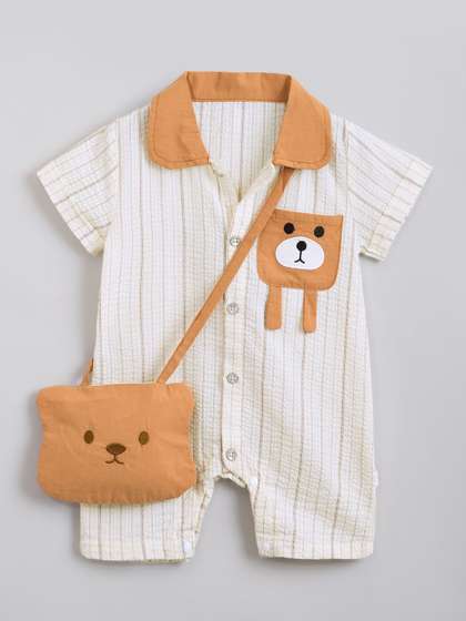 Hopscotch Infants Cotton
                    Rompers