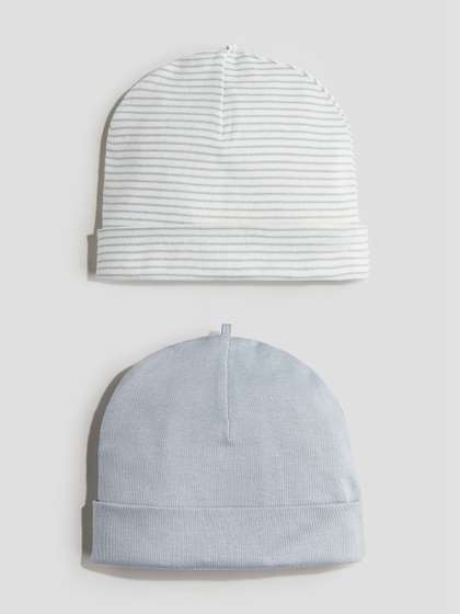H&M Kids 2-Pack
                    Cotton Beanies