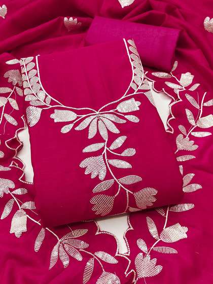 HERE&NOW
                        Embroidered Unstitched Dress Material