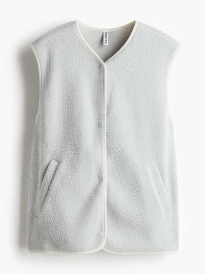 H&M Women Grey
                        Teddy Gilet