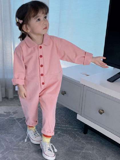 YK Girls Basic Jumpsuit
