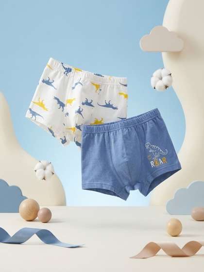 ASJAR Boys Pack of 2
                    Cotton Shorts Briefs