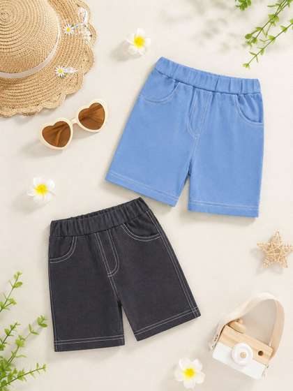3PIN Girls Pack of 2 Denim Shorts