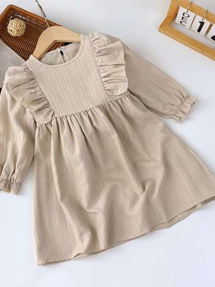 LULU & SKY Ruffled
                    A-Line Dress