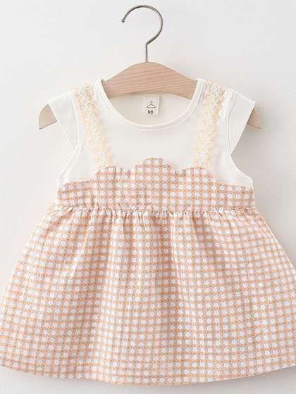 LULU & SKY Floral
                    Print A-Line Dress