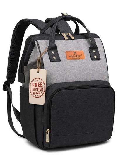 Motherly Crown Diaper
                      Bag with Large Capacity backpack for baby with
                      Insulated Milk Pocket