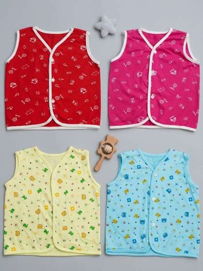 Little Angels Kids Pack
                    of 4 Jhabla Baniyan & Innerwear Vest