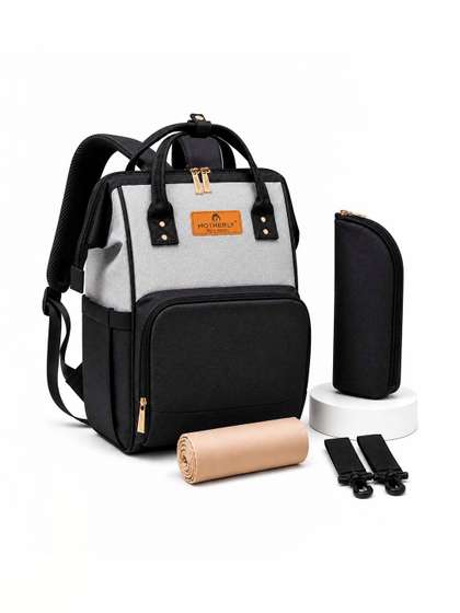 Motherly Crown Kids
                      Fabric Water-Resistant Diaper Bag