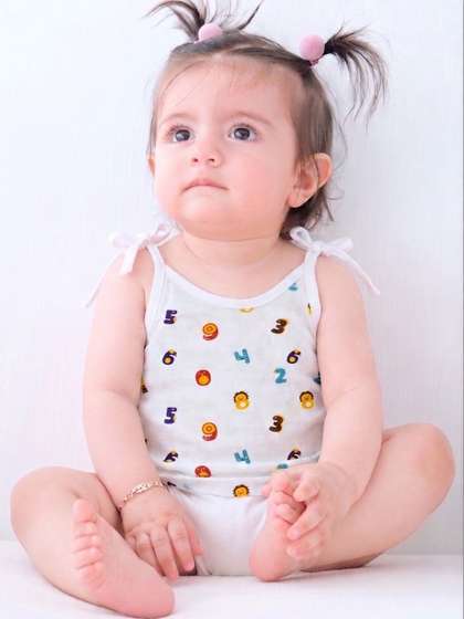 Cuddleloom Kids Set of 2
                    Printed Cotton Muslin Tie-Top Jabla