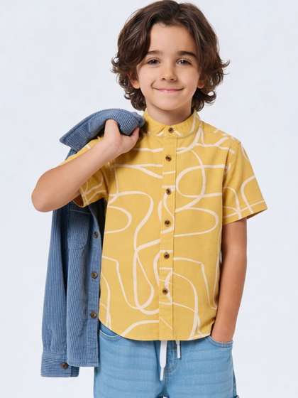 Pantaloons Junior Boys
                    Printed Casual Shirt