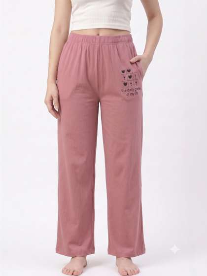 SUGNAA Women Printed Cotton Pyjamas
