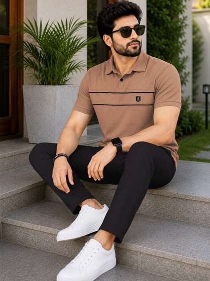 VeBNoR Polo Collar Pockets T-shirt