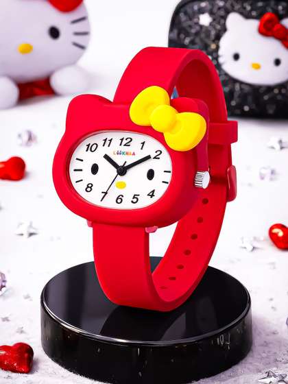 LOOKHAA Girls Dial
                      & Straps Analogue Watch LOOK16_C2_RED