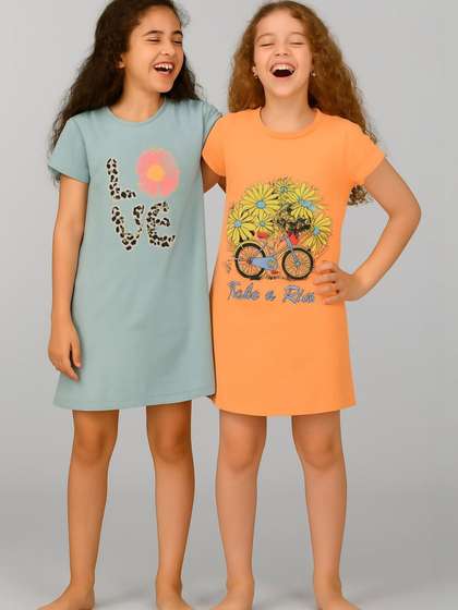 Todd N Teen Girls
                    Printed Nightdress