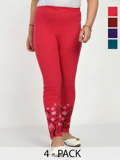 MTI FASHIONS Girls Multi
                    Cotton Leggings