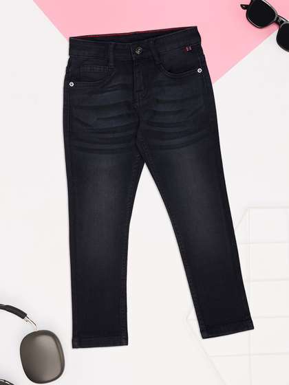 Pantaloons Junior Boys
                    Slim Fit Mid-Rise Light Fade Jeans