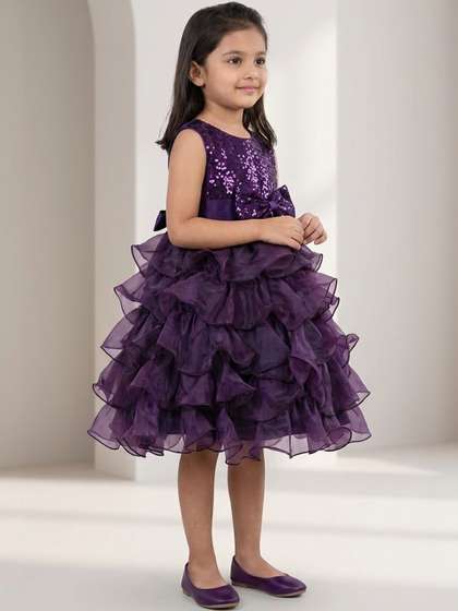 YK Satin Fit &
                      Flare Dress