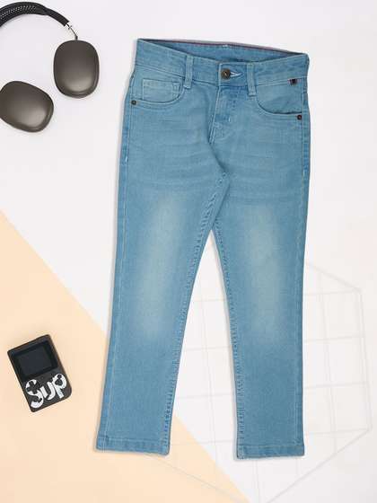Pantaloons Junior Boys
                    Slim Fit Mid-Rise Light Fade Jeans