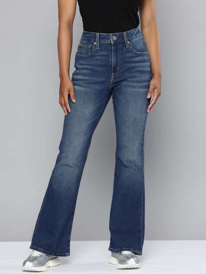 Levis Women 726
                        Flared High-Rise Light Fade Stretchable Jeans