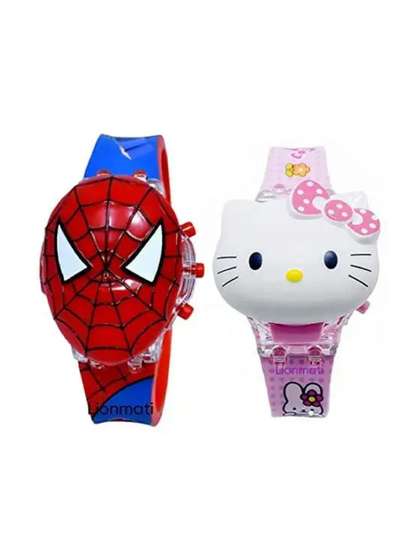 Blutech Kids Set Of 2
                      Dial & Straps Watches 10-