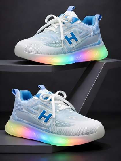 HOOH Now Comfort in
                      Fashion Unisex Kids Textured Sneakers