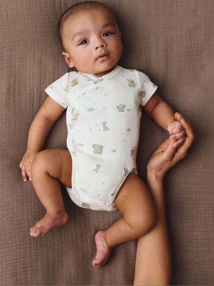 H&M 3-Pack
                      Wrapover Bodysuits