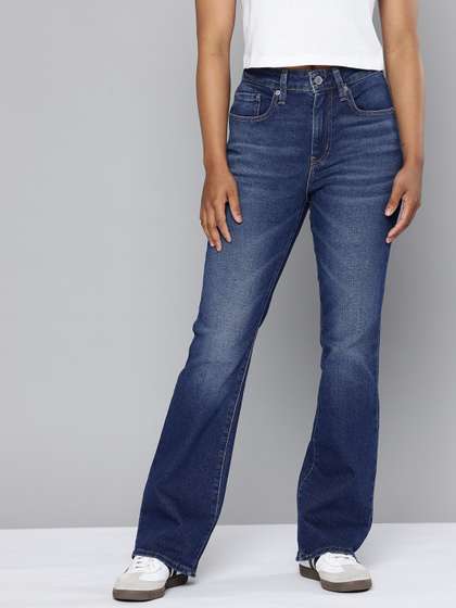Levis Women 725
                        Bootcut High-Rise Light Fade Stretchable Jeans