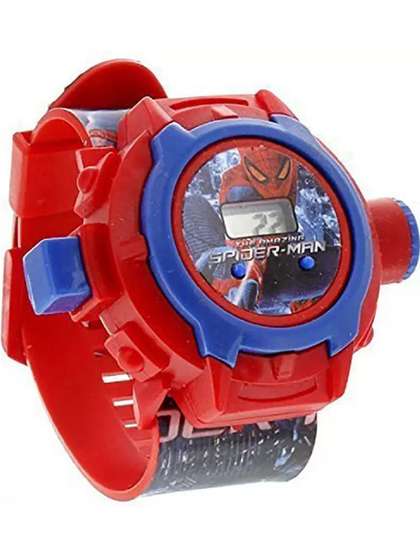 Blutech Unisex Kids Dial
                    & Stainless Steel Straps Watch Spiderprojector