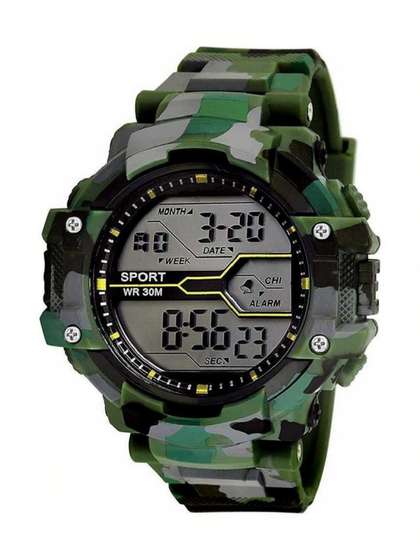 Blutech Unisex Kids Dial
                    & Straps Digital Stopwatch Watch BGM008