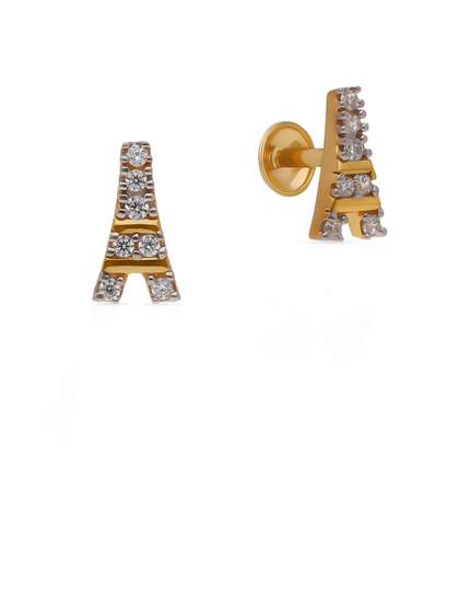 Malabar Gold &
                        Diamonds 22 KT Gold Earrings - 1.121 g