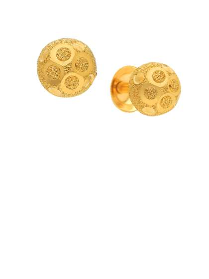 Malabar Gold &
                        Diamonds 22 KT Gold Studs - 2.53 g