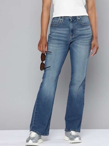 Levis Women 725
                        Bootcut High-Rise Light Fade Stretchable Jeans