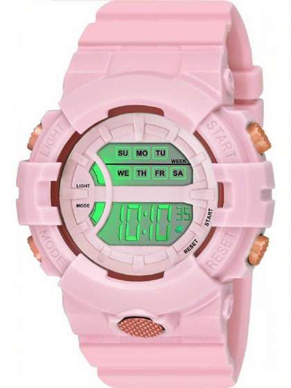 Brostin Boys Dial &
                    Straps Digital Multi Function Watches FLK Pink
                    Sporty Watch